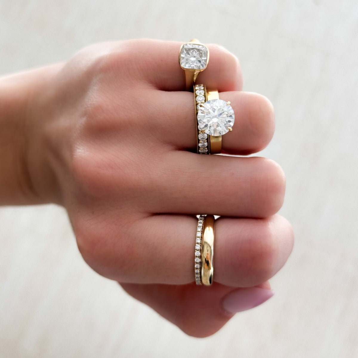 Finest Solitaire Engagement Ring With Round Brilliant Cut Diamond - GOODSTONE