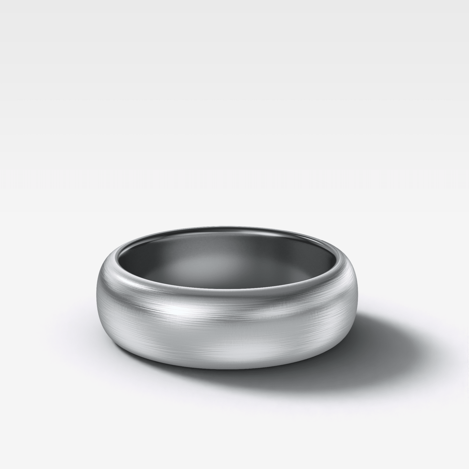 Harper Brushed Wedding Band 6mm - GOODSTONE