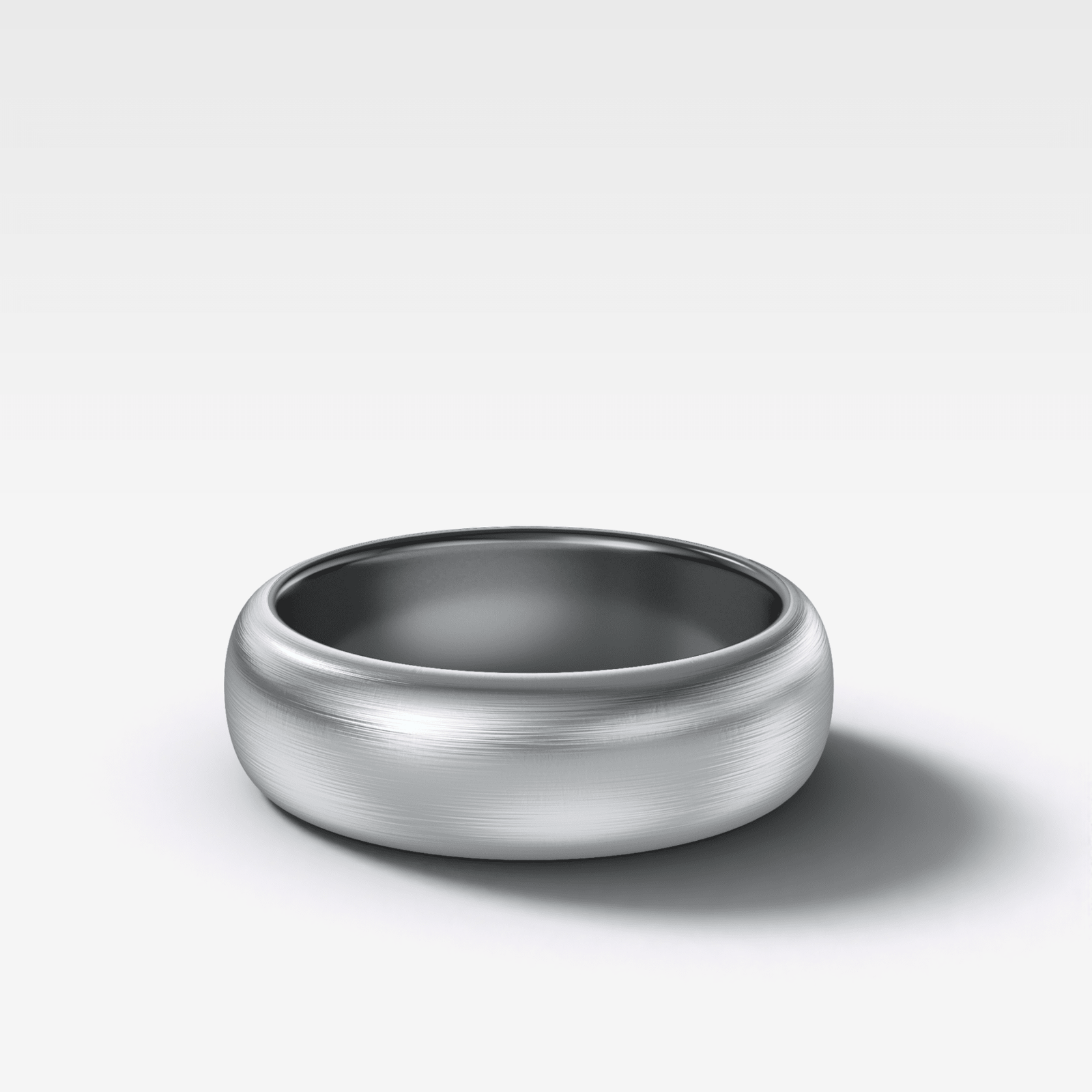 Harper Brushed Wedding Band 6mm - GOODSTONE