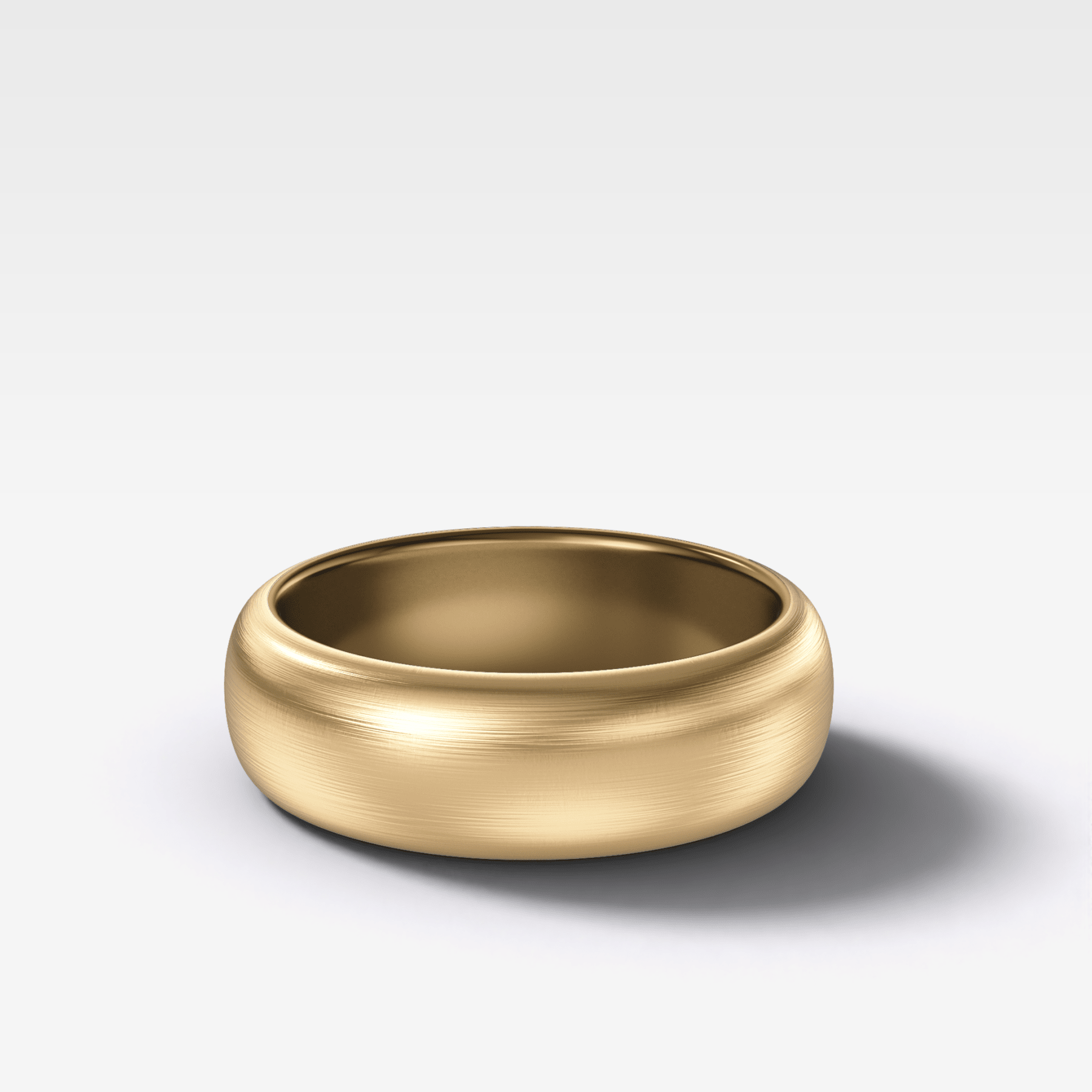 Harper Brushed Wedding Band 6mm - GOODSTONE