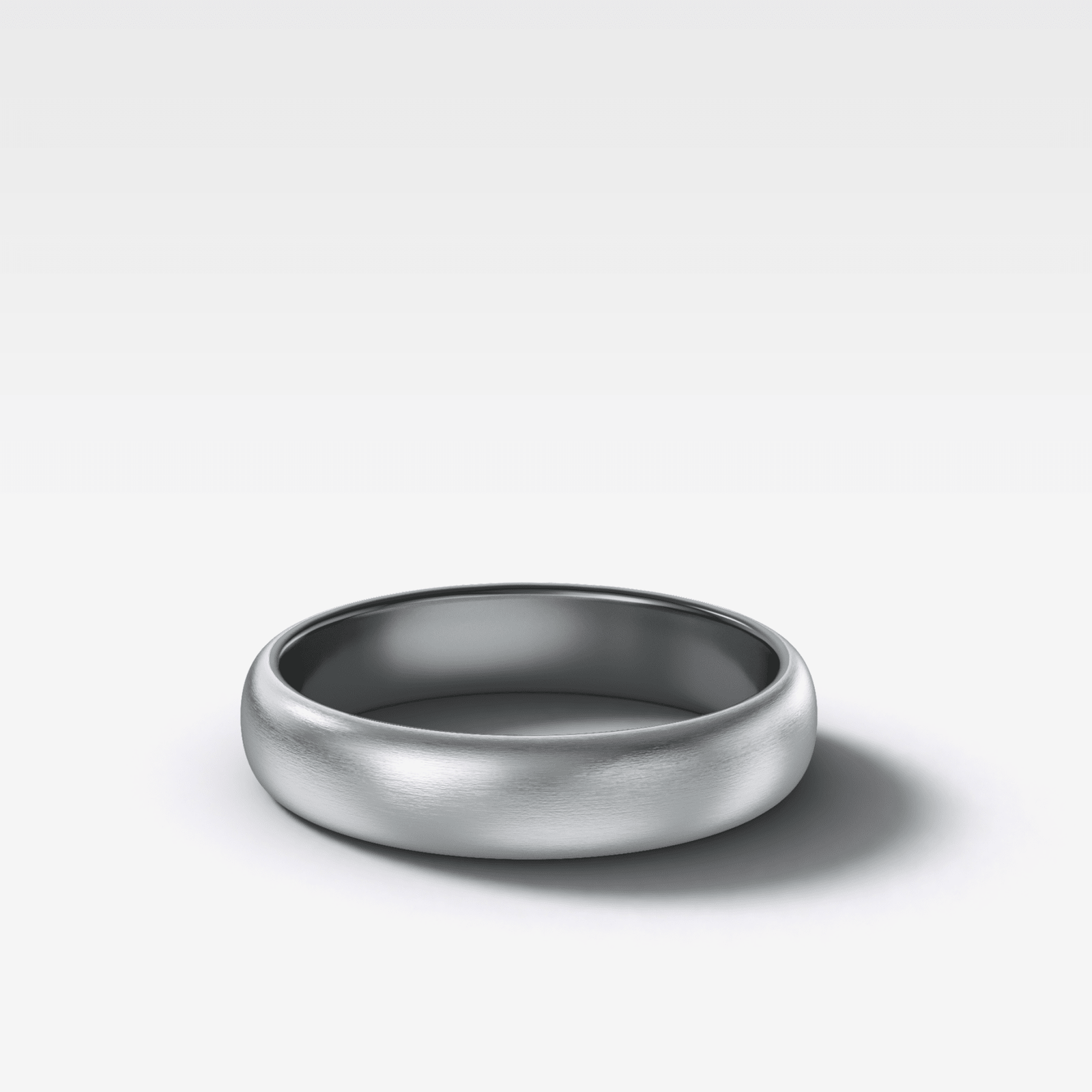 Harper Matte Wedding Band 4mm - GOODSTONE