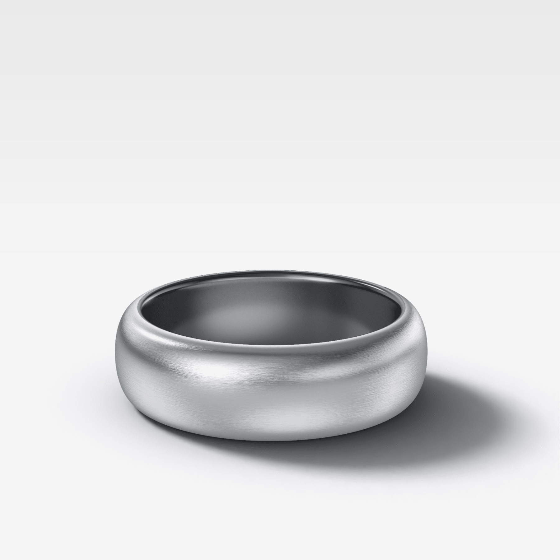 Harper Satin Wedding Band 6mm - GOODSTONE