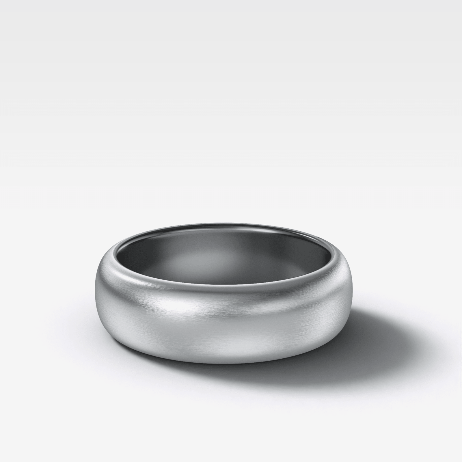 Harper Satin Wedding Band 6mm - GOODSTONE