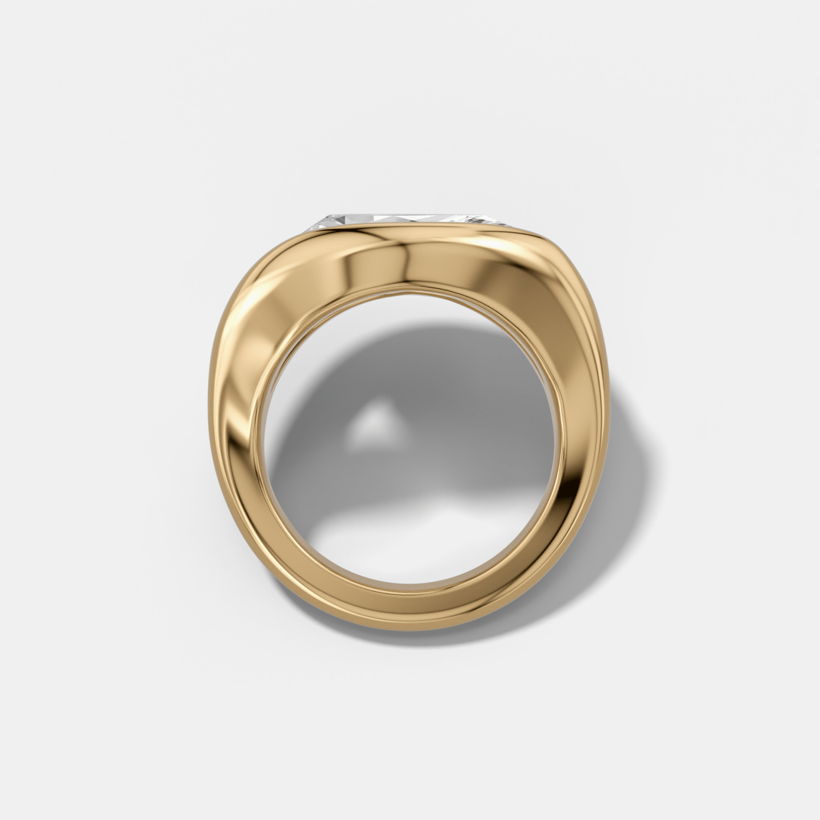 Iris Engagement Ring With a Pear Cut Diamond - GOODSTONE