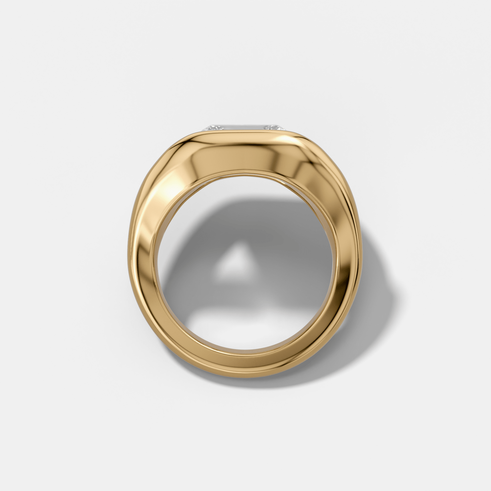 Iris Engagement Ring With East West Radiant Cut Diamond - GOODSTONE