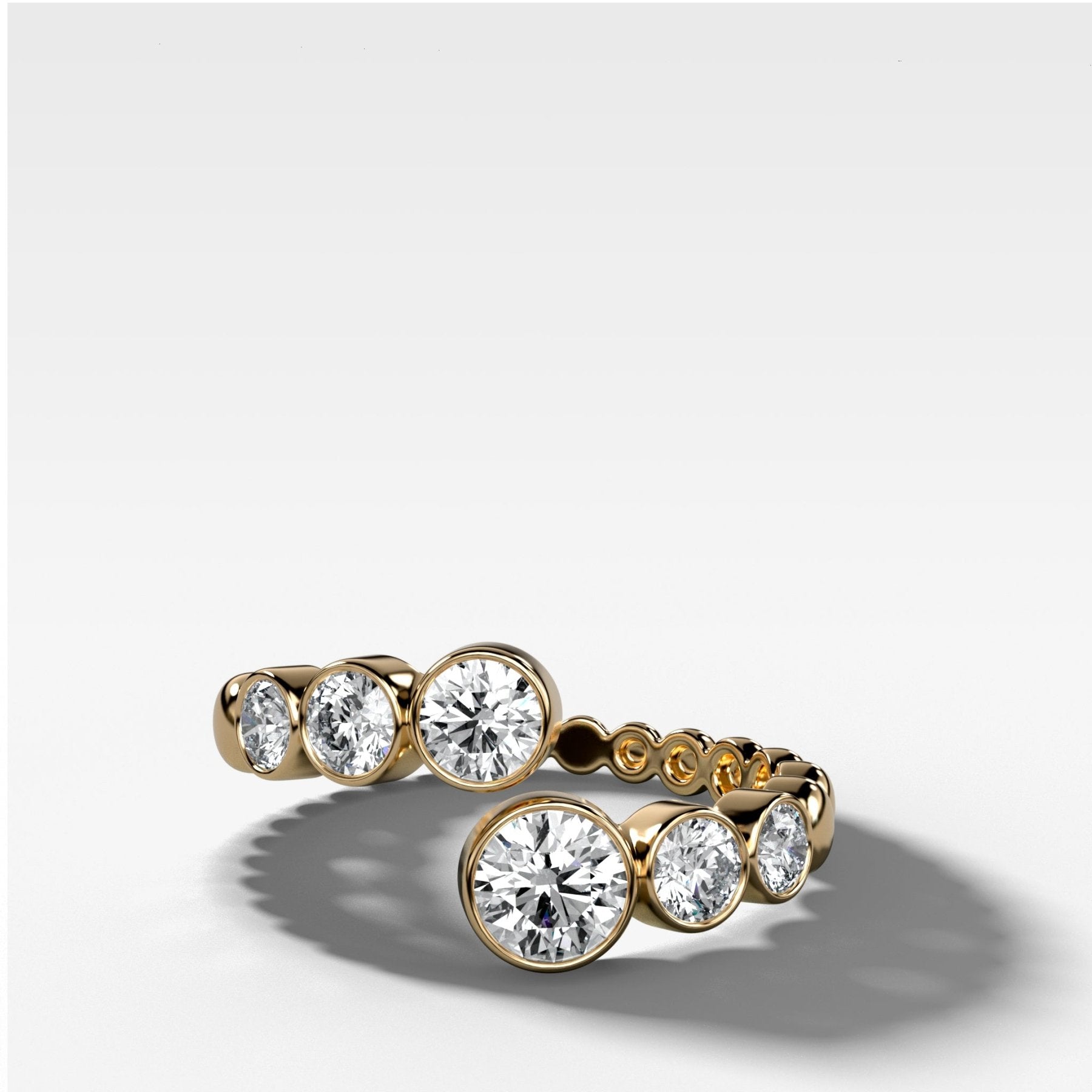 Jumbo Open Bezel Wrap Ring - GOODSTONE