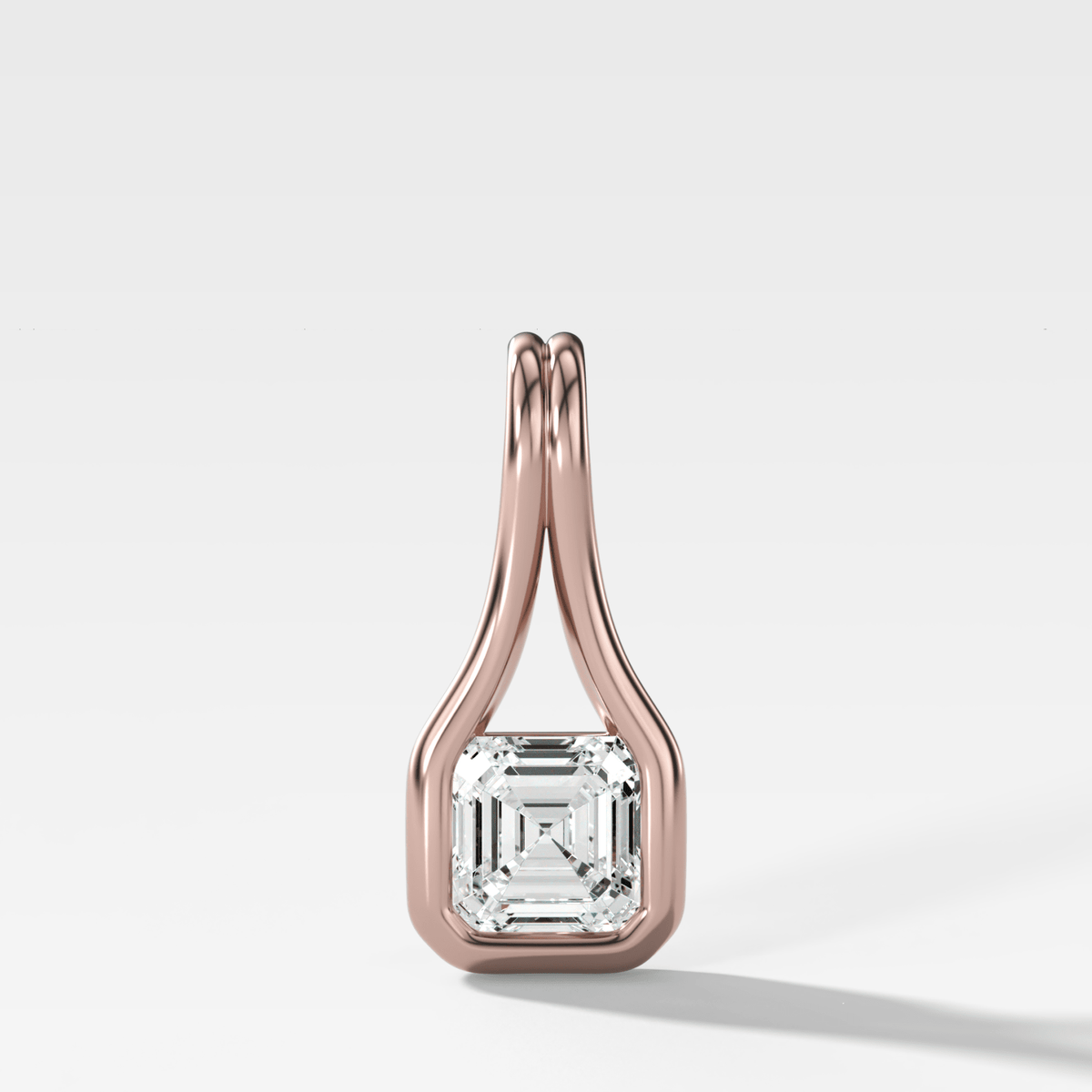 Lasso Asscher Attachable Diamond Pendant - GOODSTONE
