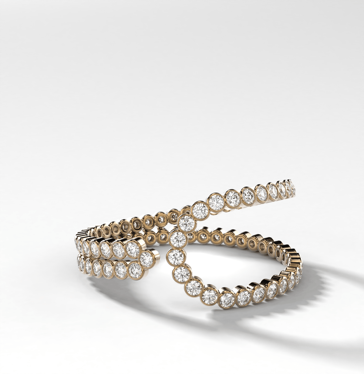 Lasso Bezel Set Eternity Band - GOODSTONE