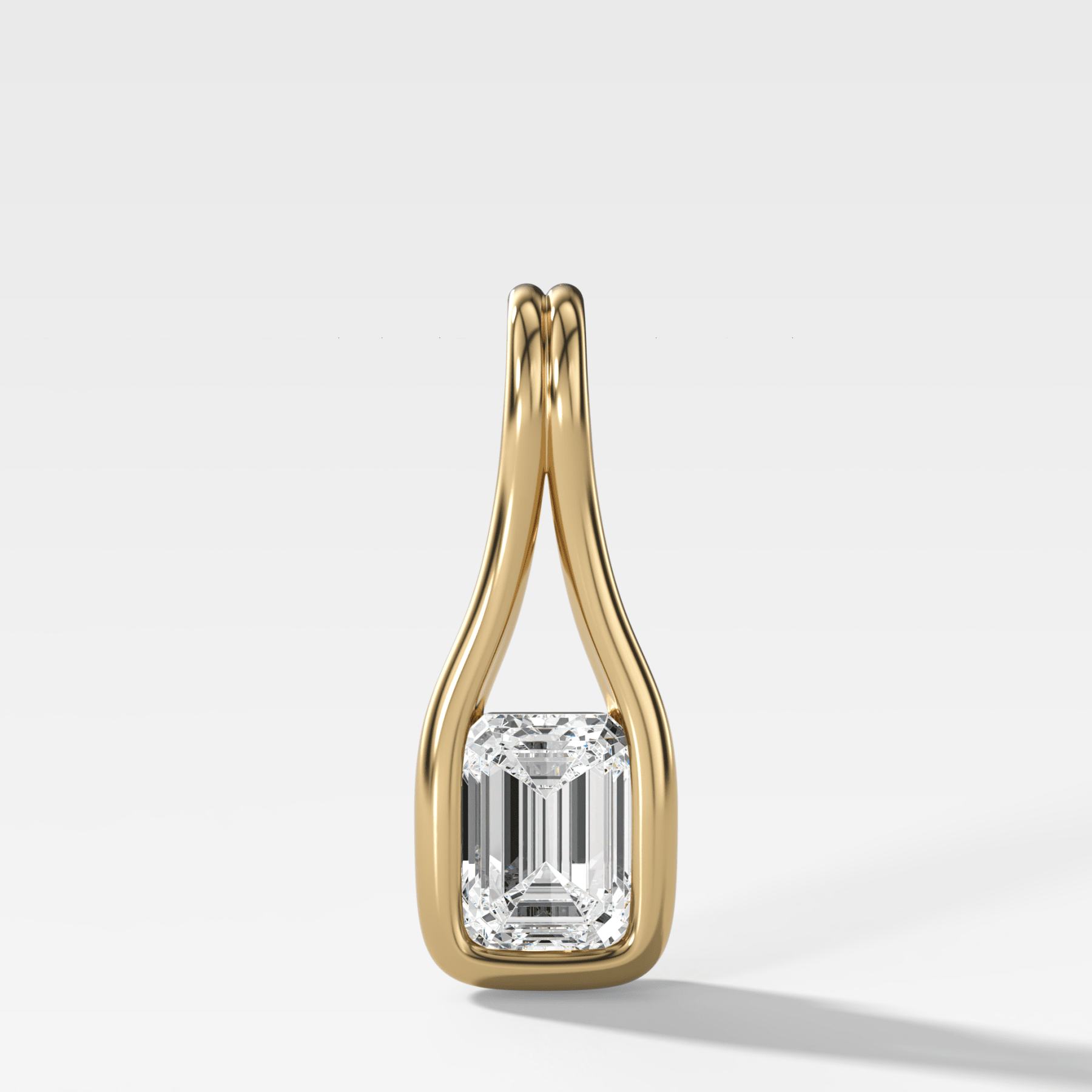 Lasso Emerald Attachable Diamond Pendant - GOODSTONE