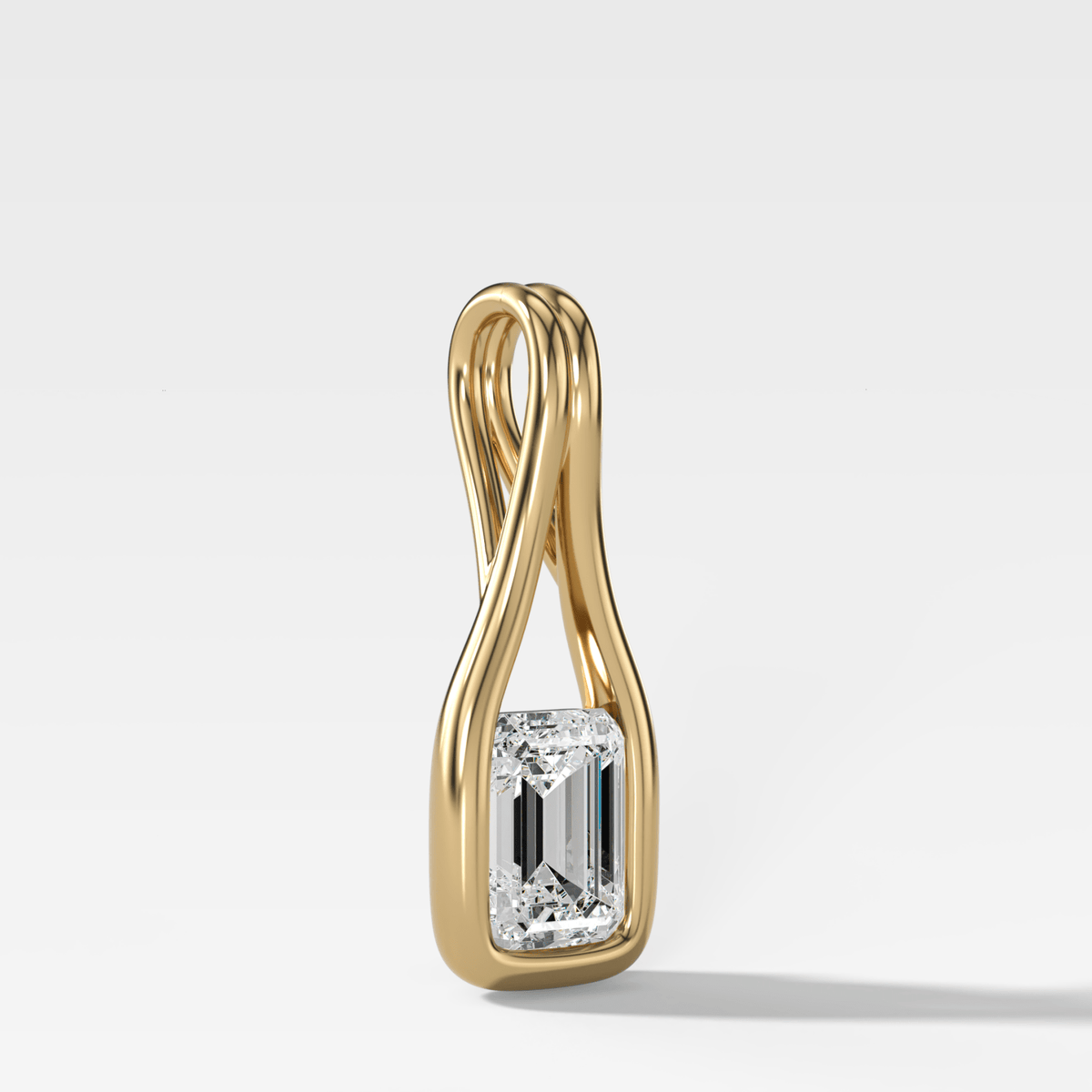 Lasso Emerald Attachable Diamond Pendant - GOODSTONE
