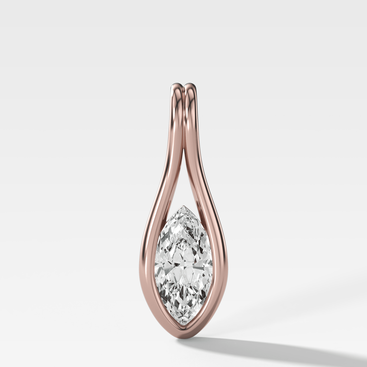 Lasso Marquise Attachable Diamond Pendant - GOODSTONE