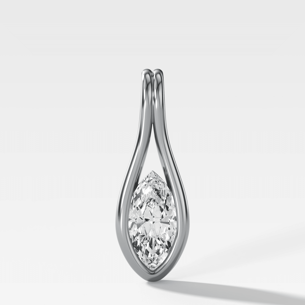 Lasso Marquise Attachable Diamond Pendant - GOODSTONE