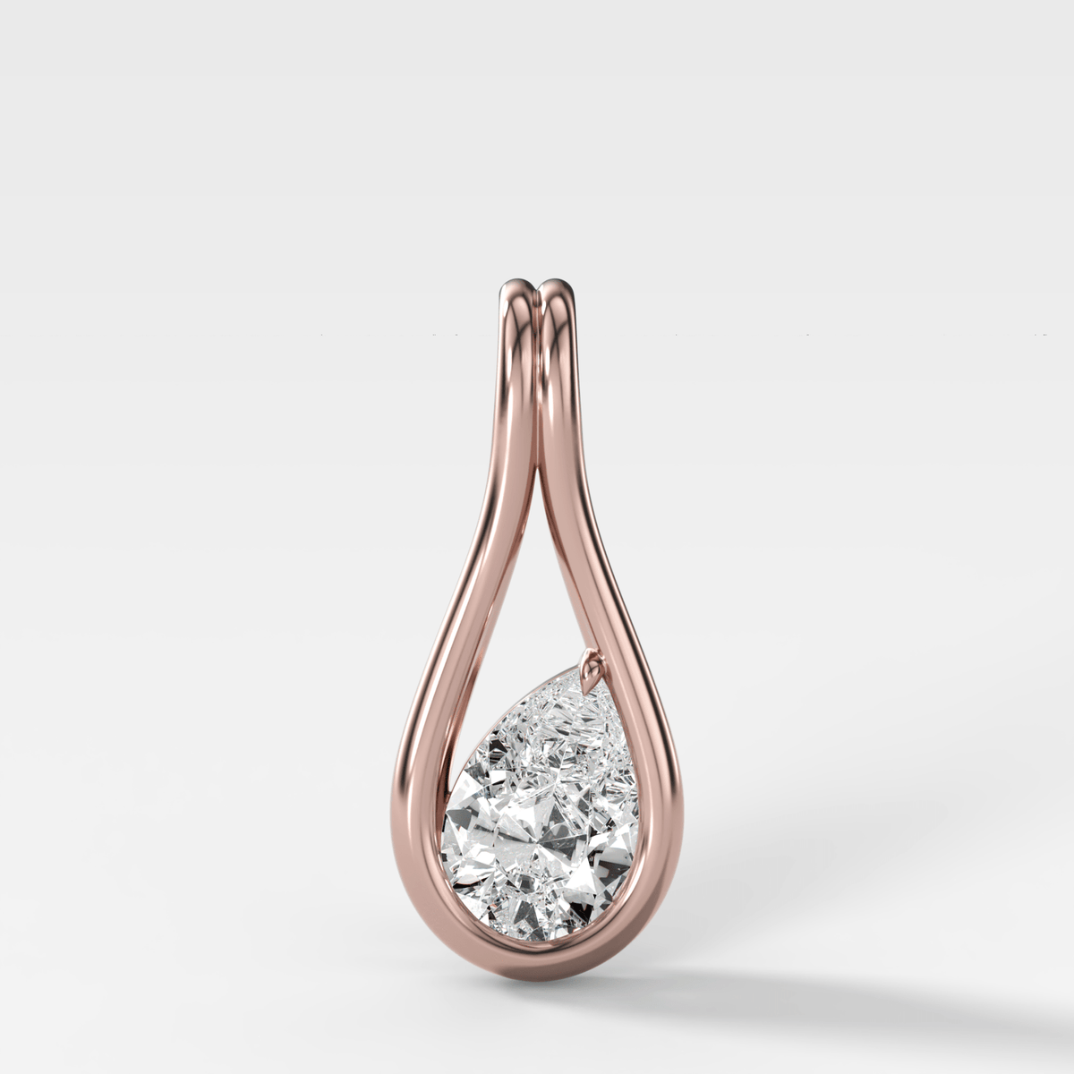 Lasso Pear Attachable Diamond Pendant - GOODSTONE