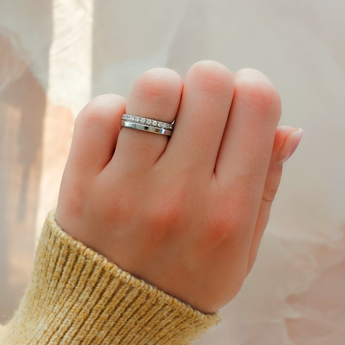 Luminaire Combo Wedding Band - GOODSTONE