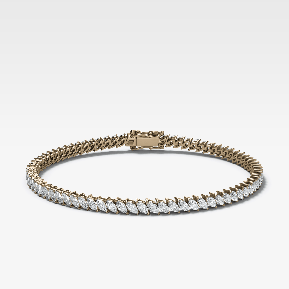 Marquise Tennis Bracelet (3.80 carat) - GOODSTONE