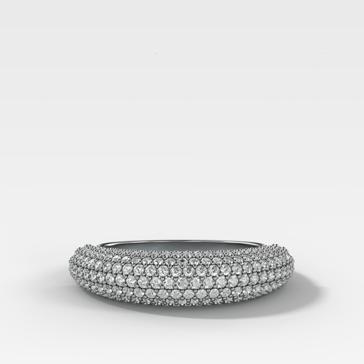 Micropavé Domed Band - GOODSTONE