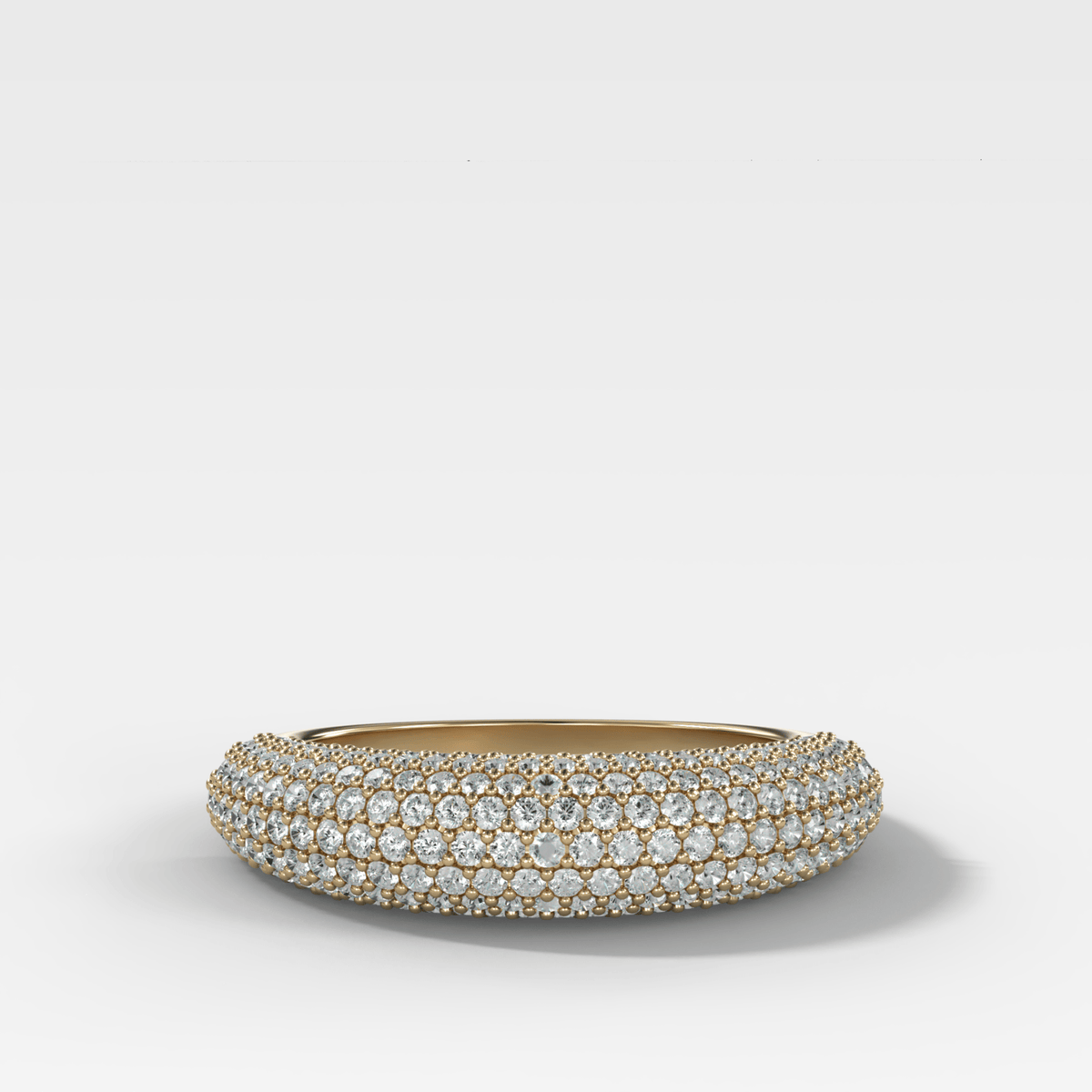 Micropavé Domed Band - GOODSTONE