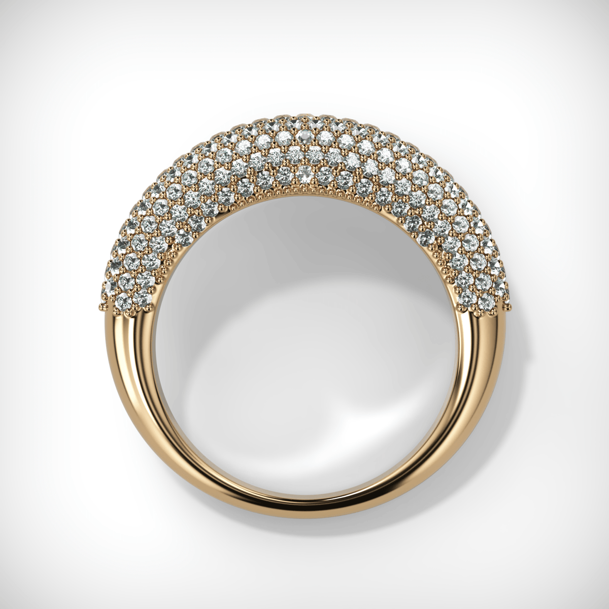 Micropavé Domed Band - GOODSTONE
