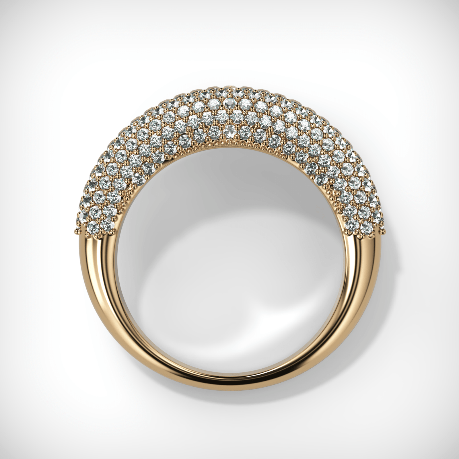 Micropavé Domed Band - GOODSTONE