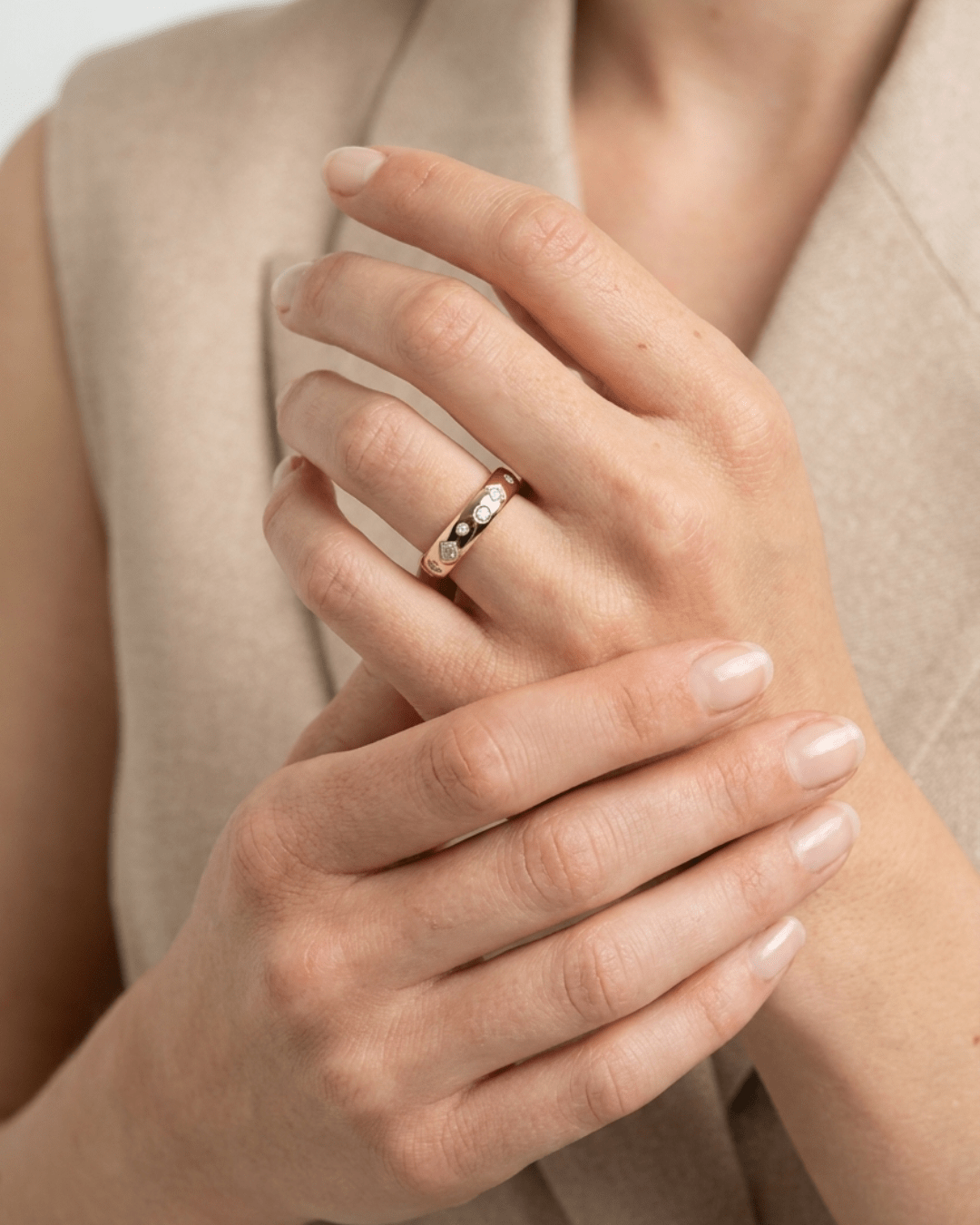 Mosaic Wedding Band - GOODSTONE