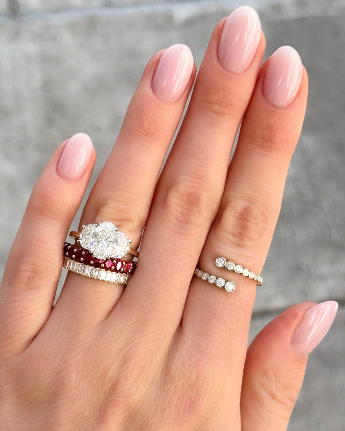 Open Bezel Wrap Ring - GOODSTONE