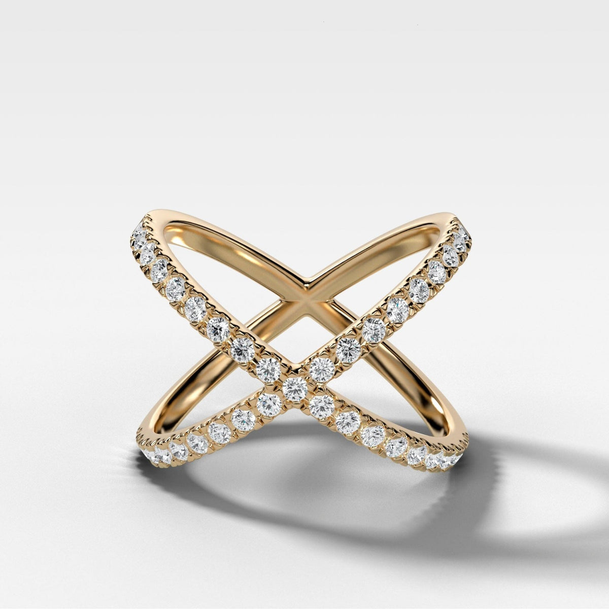 Pavé X Diamond band - GOODSTONE