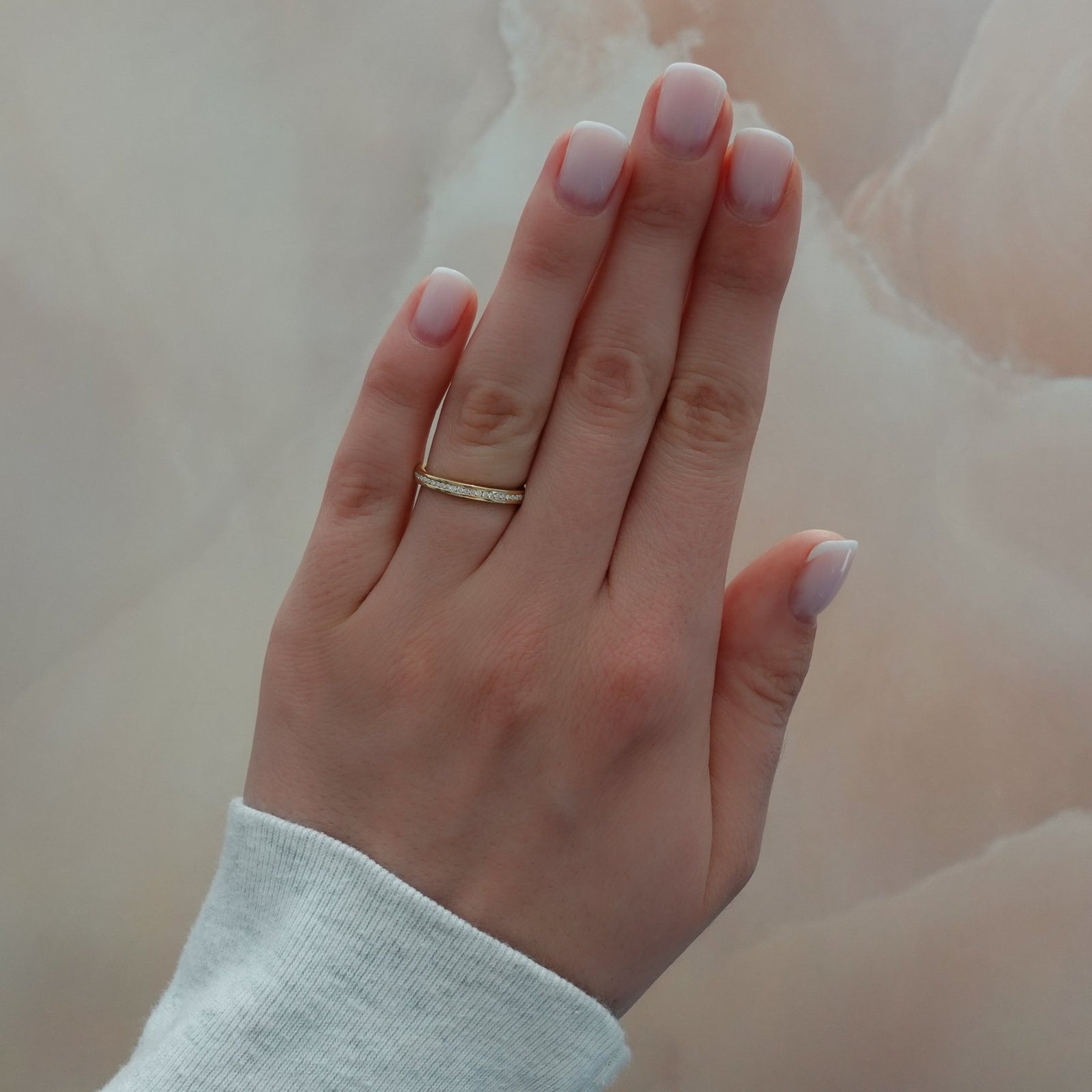 Petite Channel Set Wedding Band - GOODSTONE