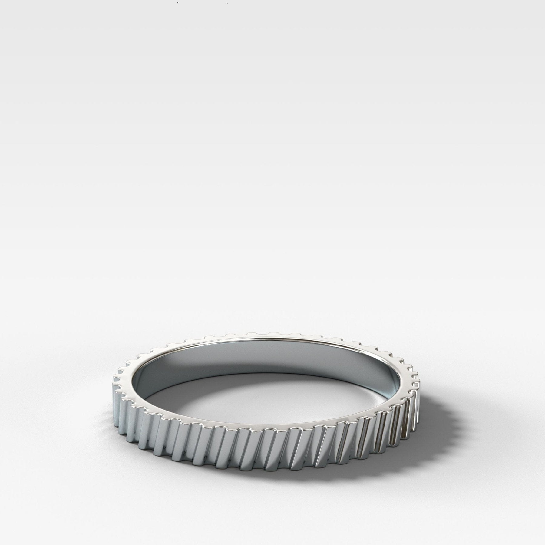 Ridge Wedding Band (2.5mm) - GOODSTONE