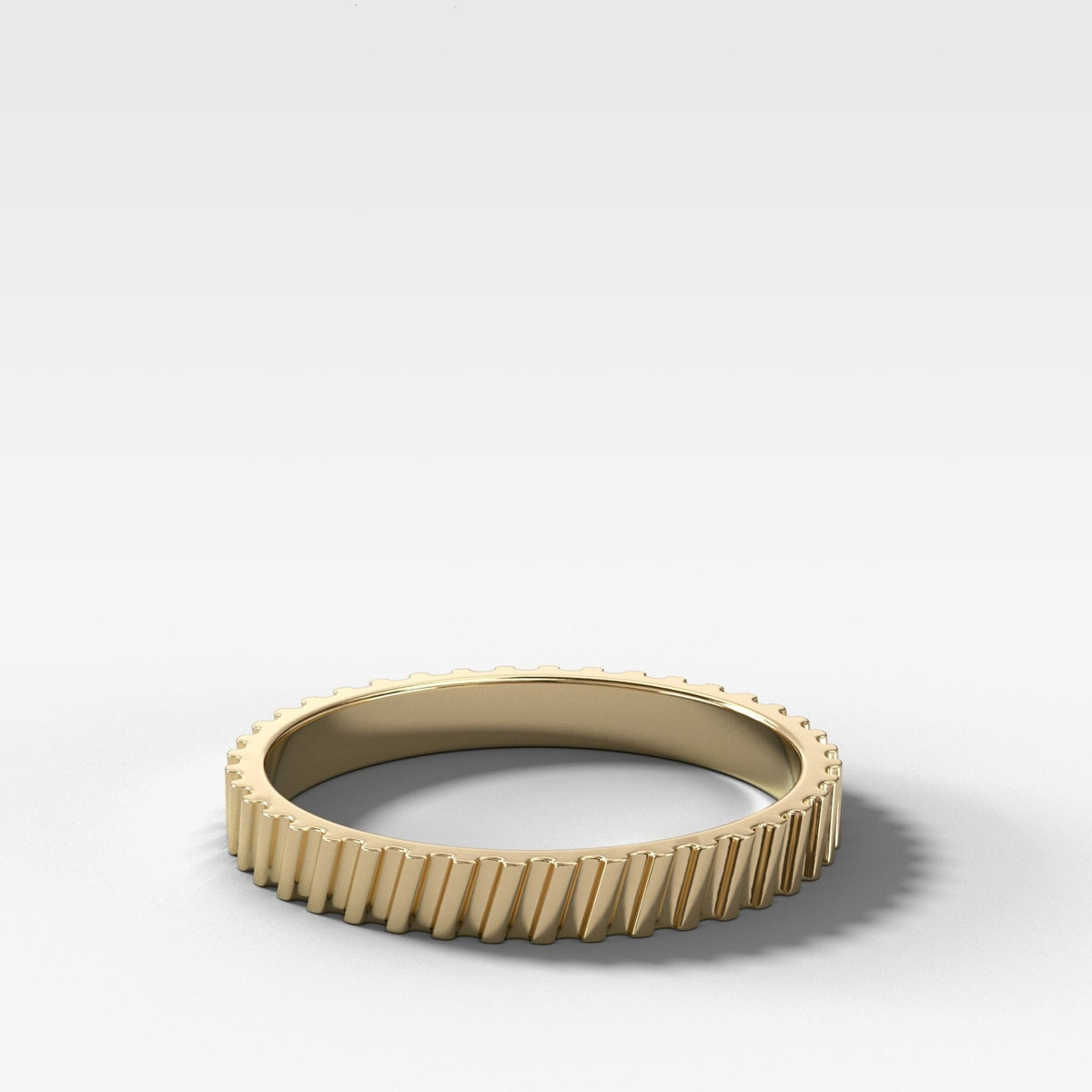 Ridge Wedding Band (2.5mm) - GOODSTONE