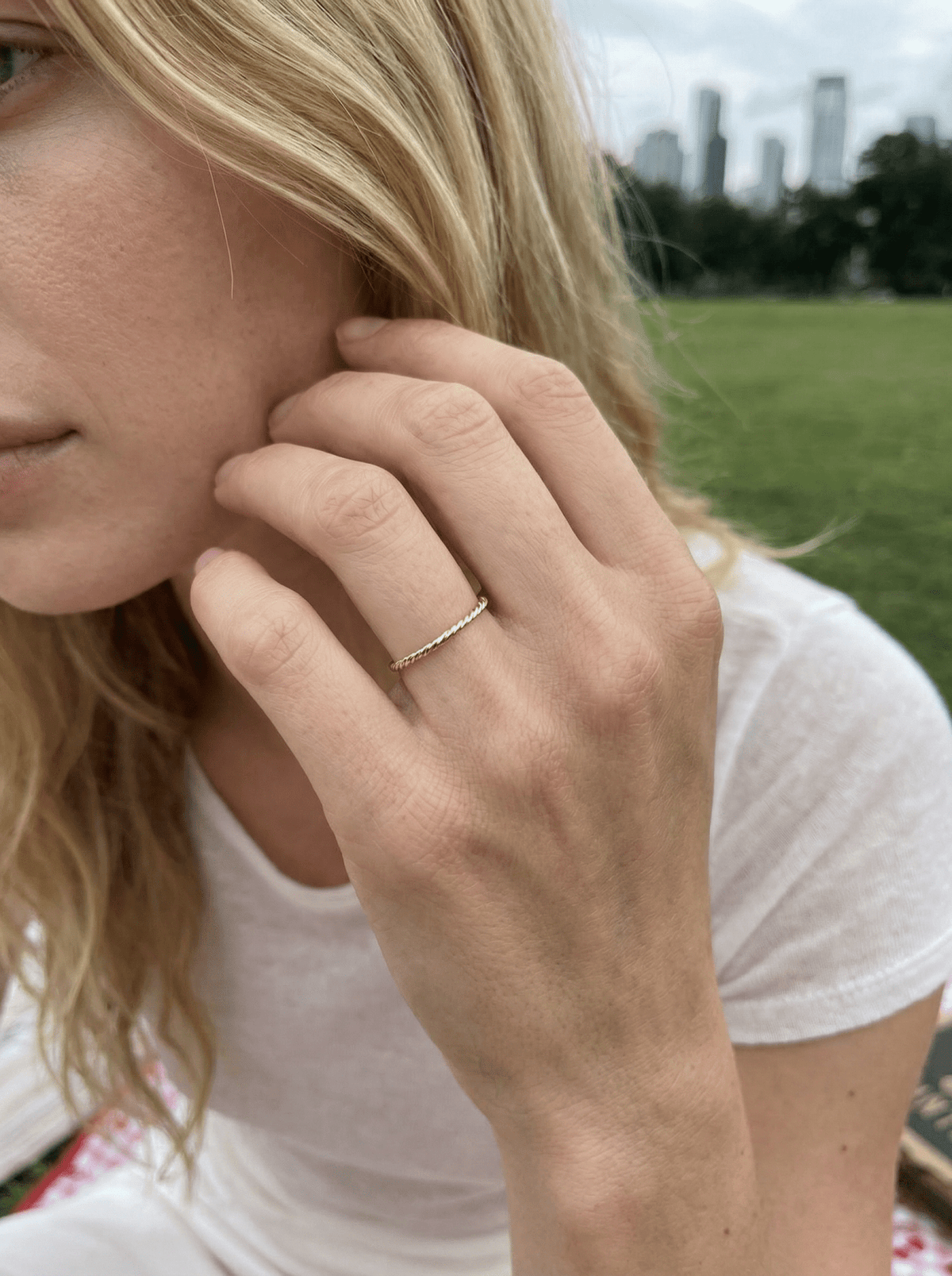 Rope Wedding Band (1.3mm) - GOODSTONE