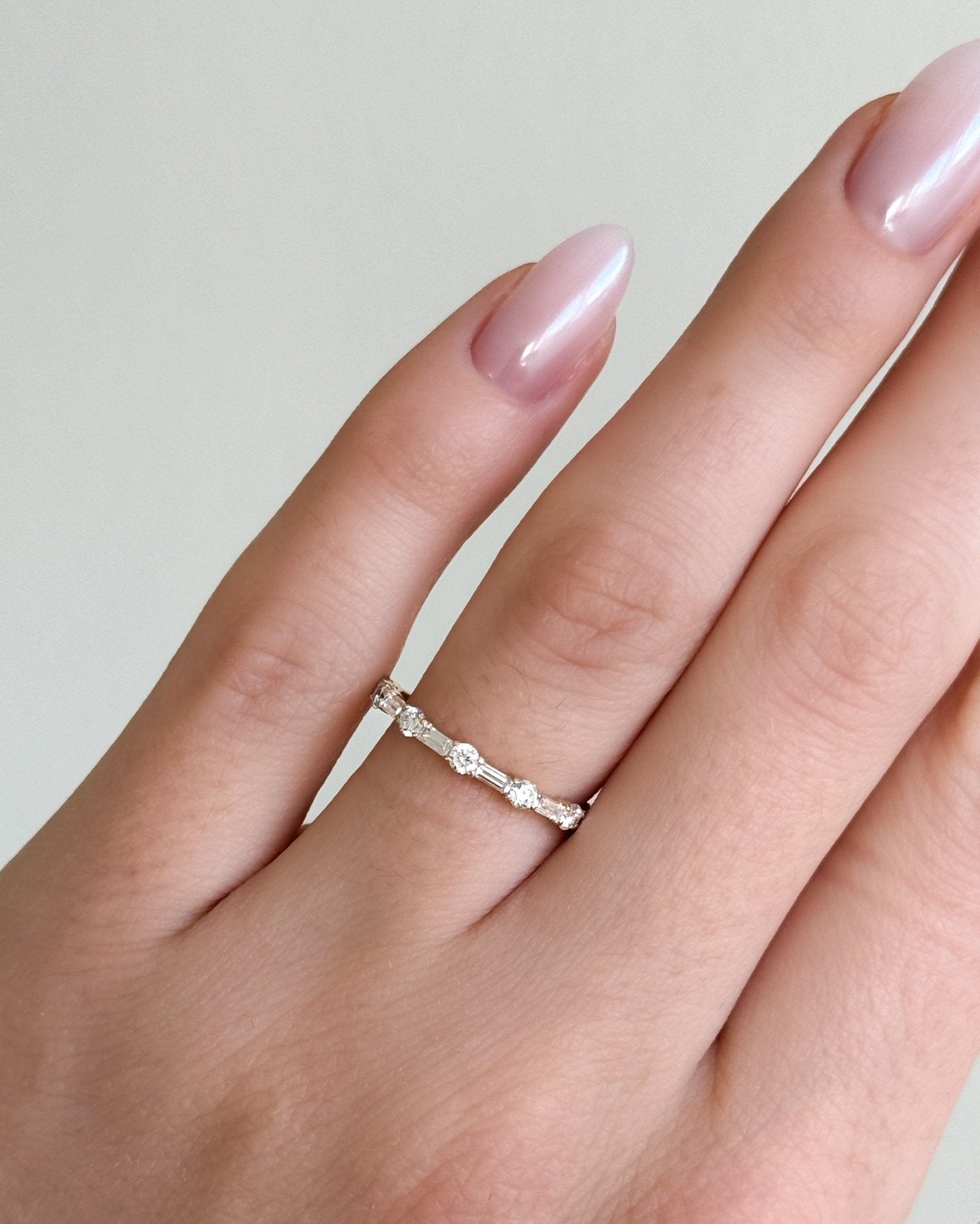 Scorpio Baguette Diamond Wedding Band - GOODSTONE