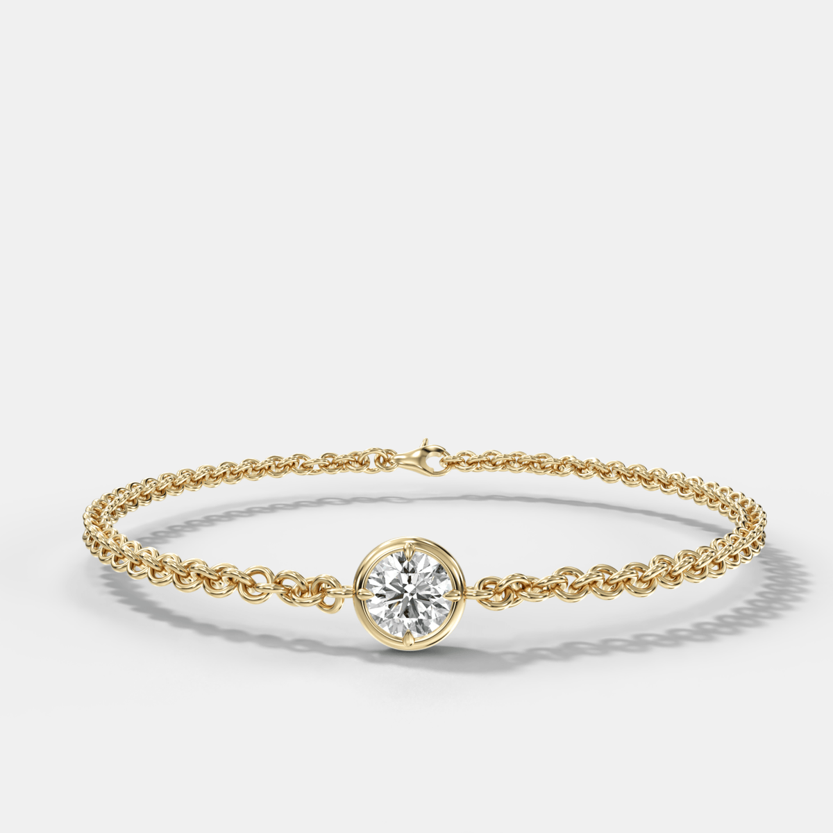 Single Club Bracelet with Round Cut Diamond - GOODSTONE
