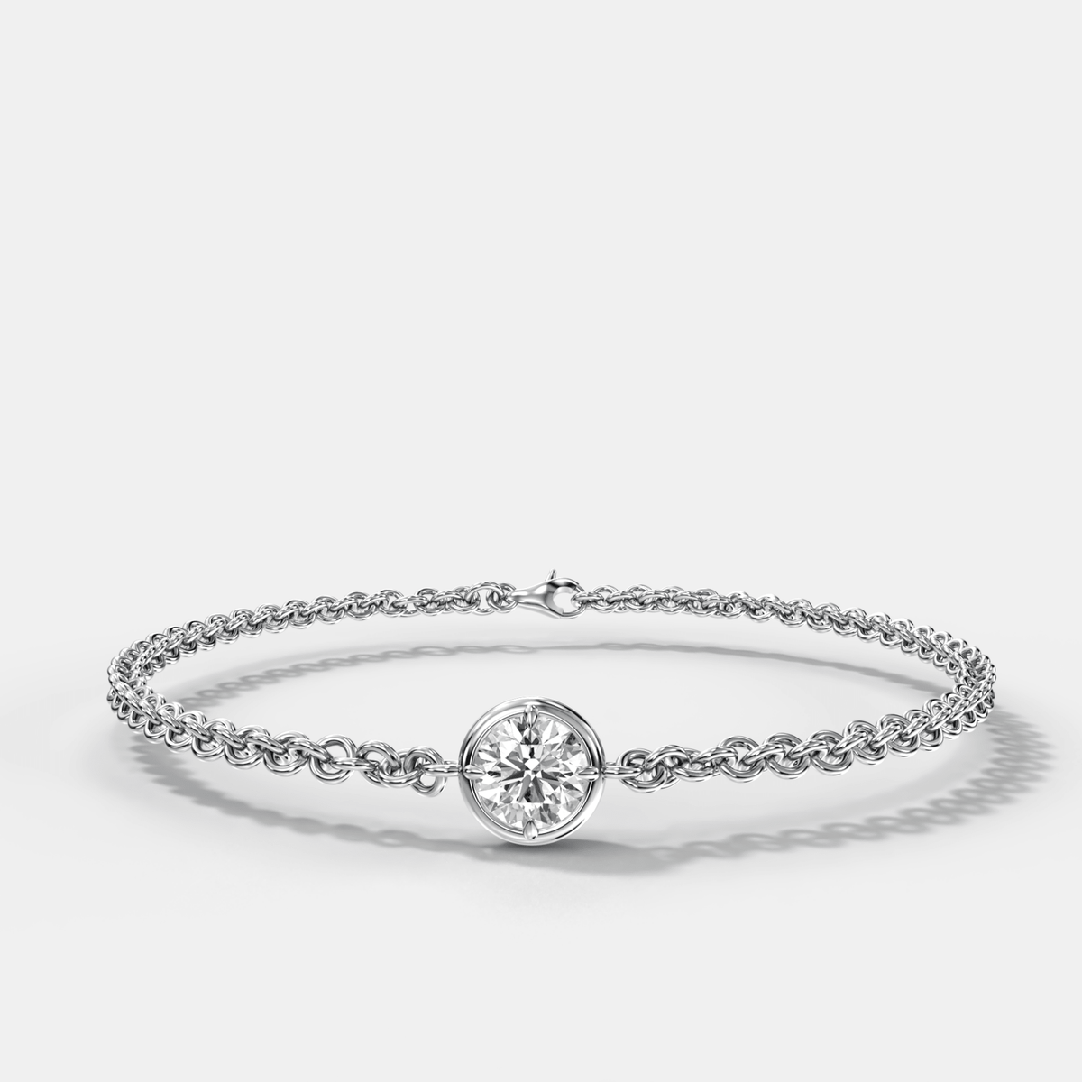 Single Club Bracelet with Round Cut Diamond - GOODSTONE