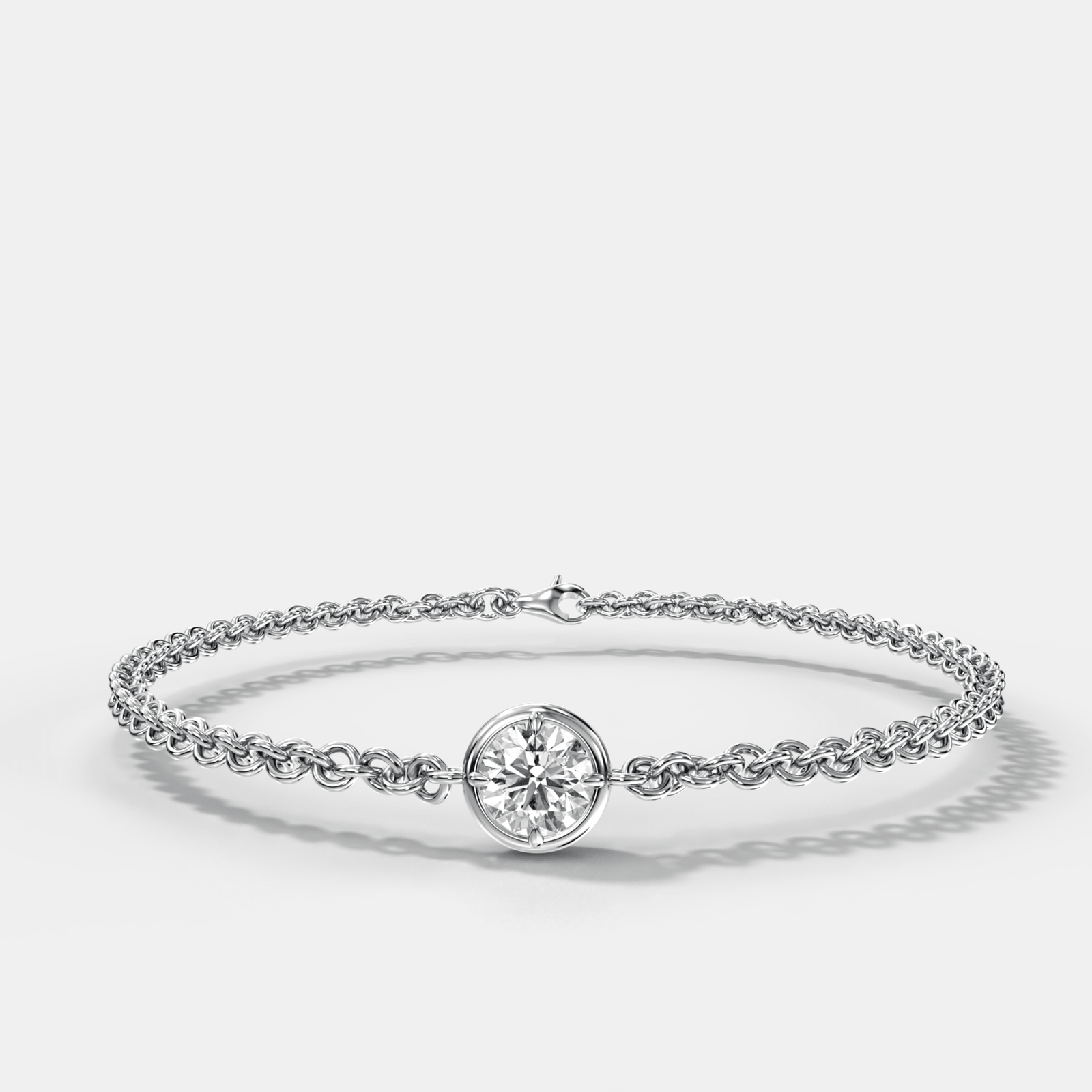 Single Club Bracelet with Round Cut Diamond - GOODSTONE