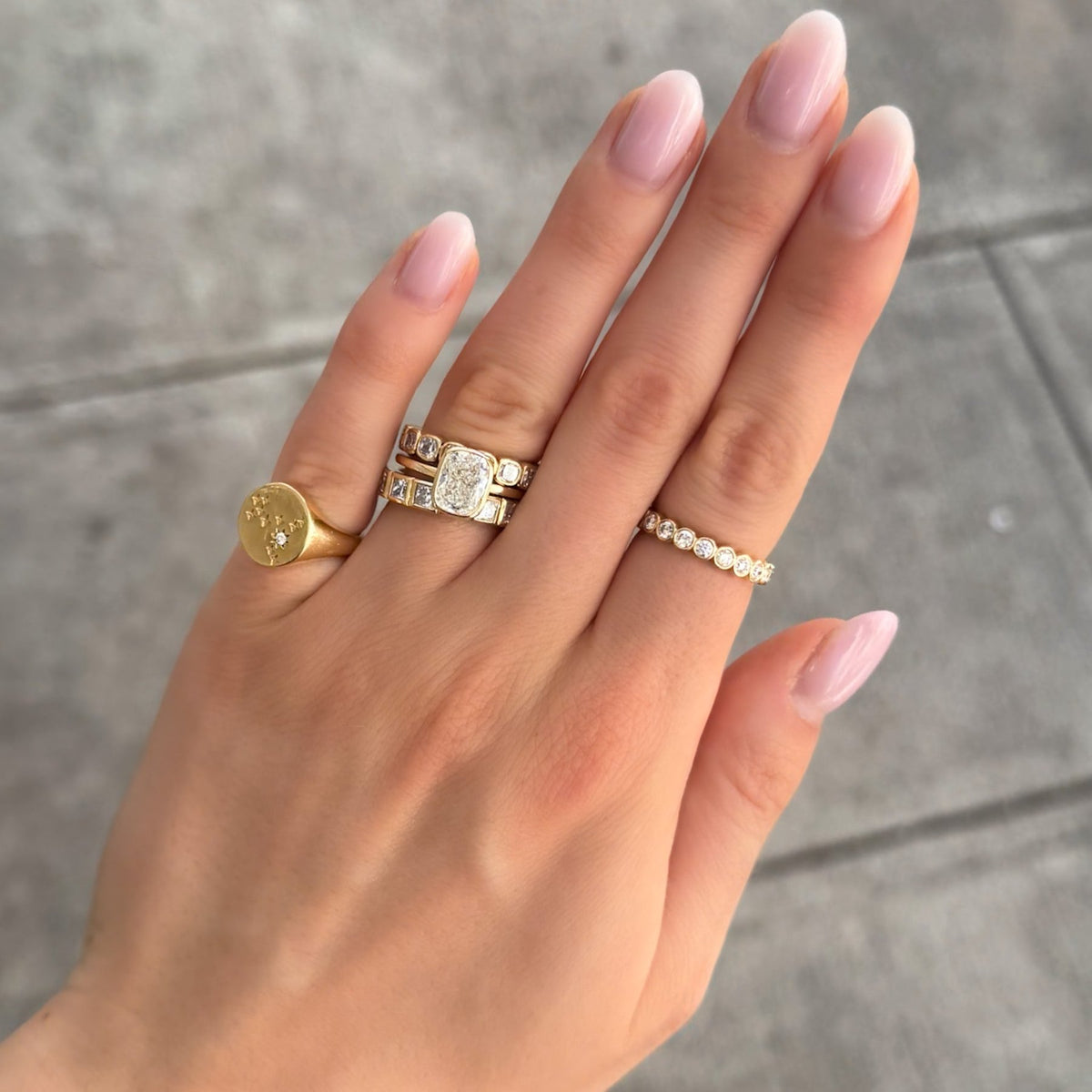 Starry Night Signet Ring - GOODSTONE