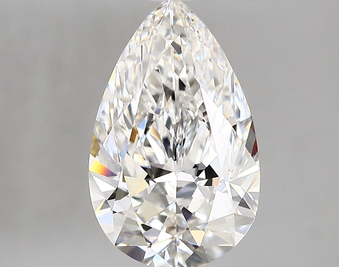Pear 2.84ct G VVS2