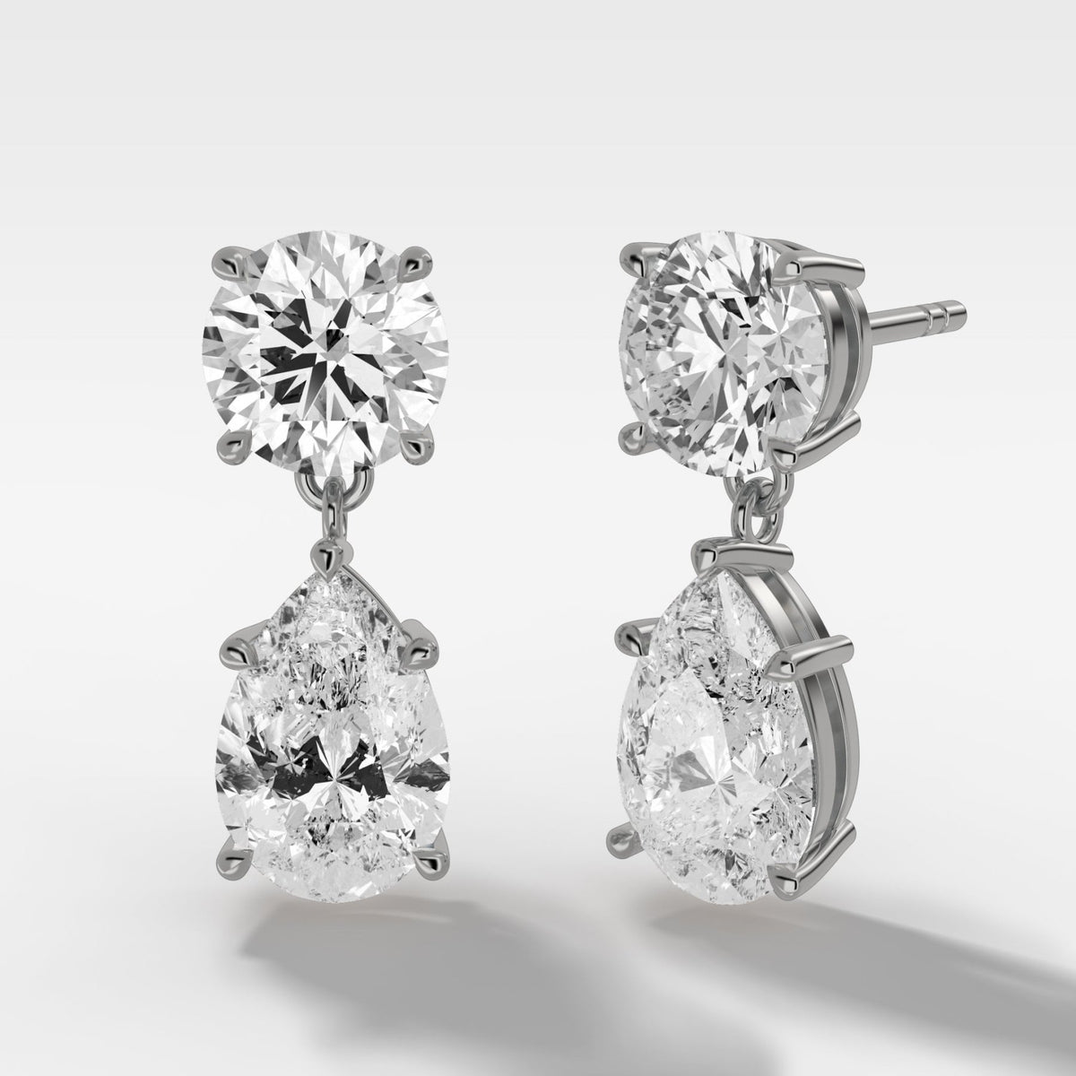 Teardrop Diamond Earrings - GOODSTONE