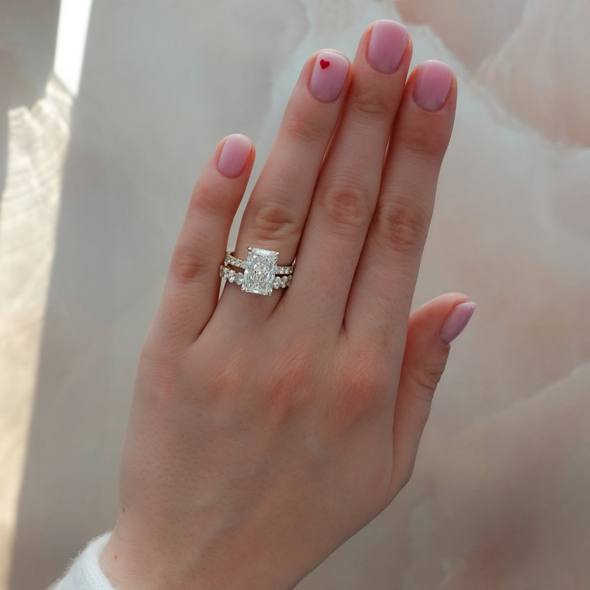Zenith Engagement Ring With Elongated Radiant Cut Diamond - GOODSTONE