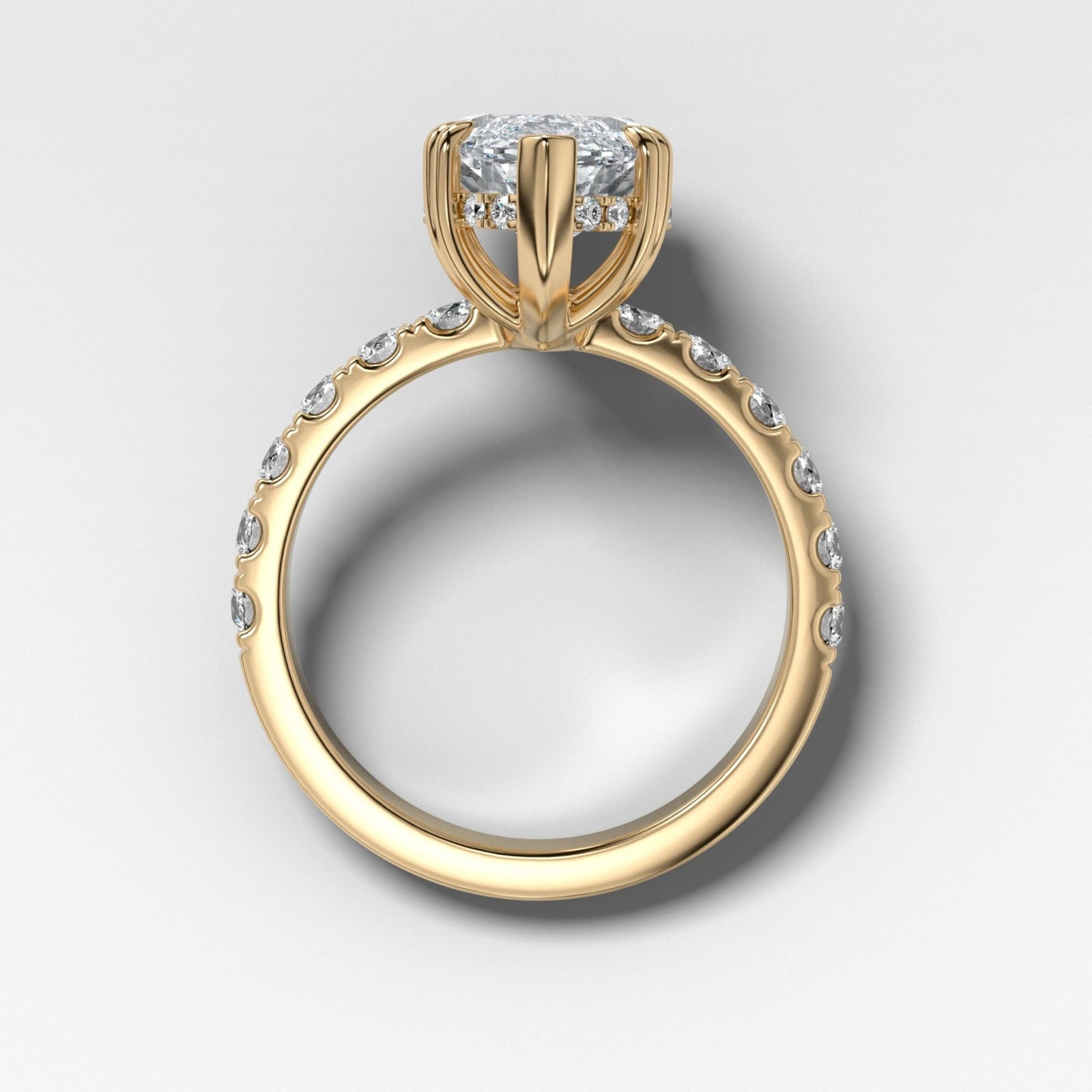Zenith Engagement Ring With Marquise Cut Diamond - GOODSTONE