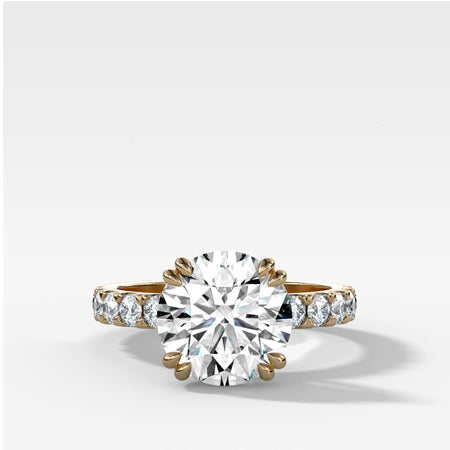 Zenith Engagement Ring Round Cut Diamond