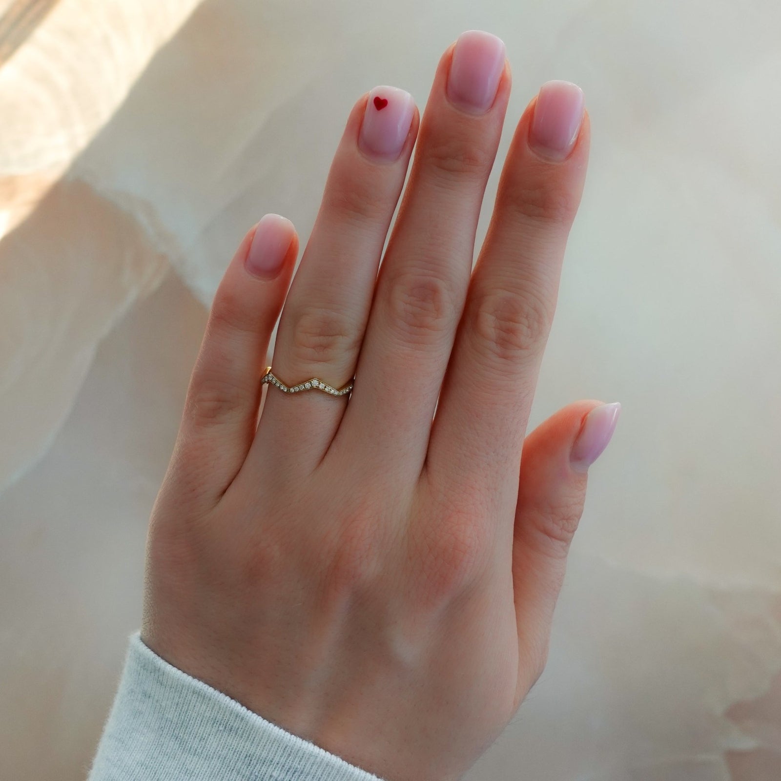 Zig Zag Pavé Band - GOODSTONE