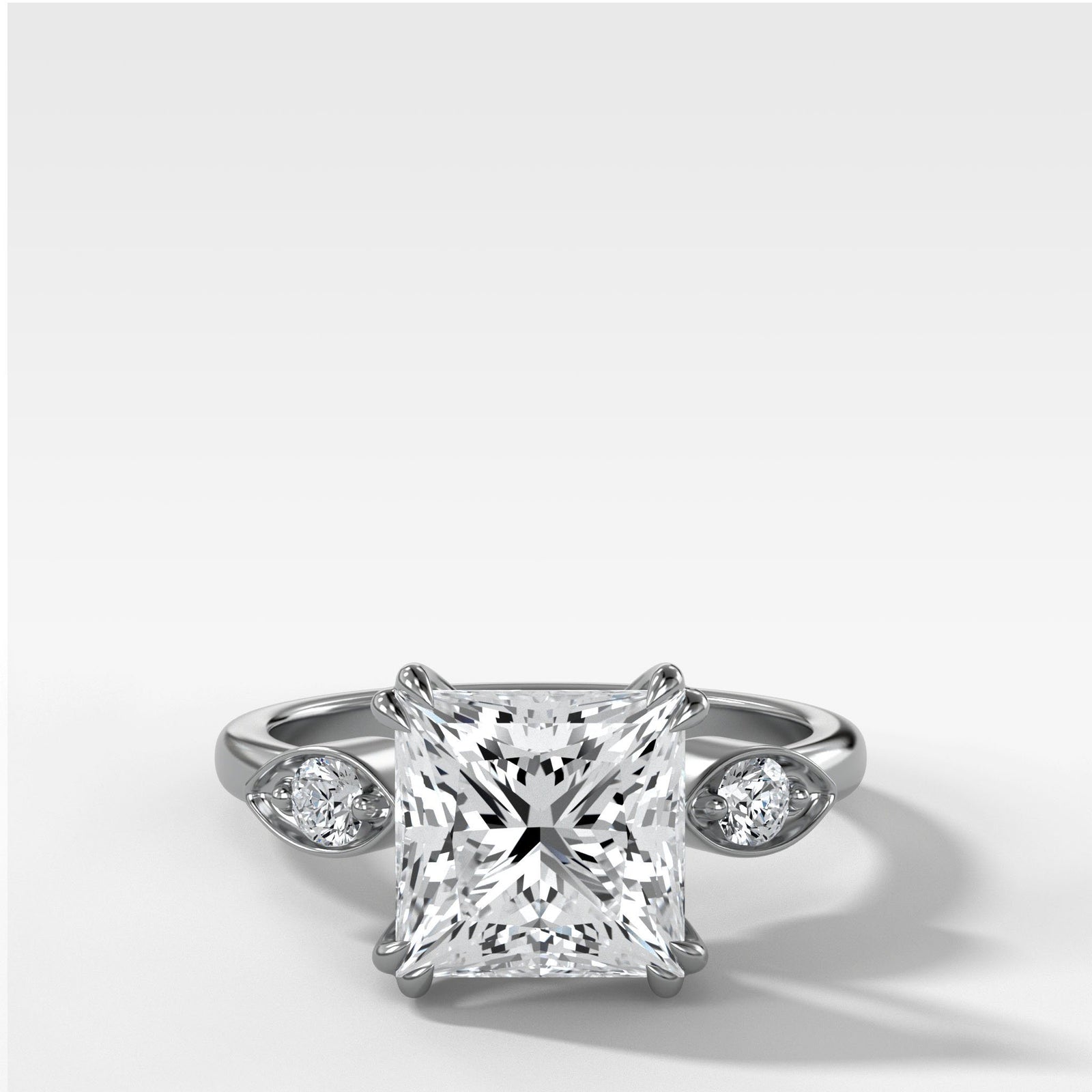 Buy quality Band ring in princess cut diamond with channel setting in Pune