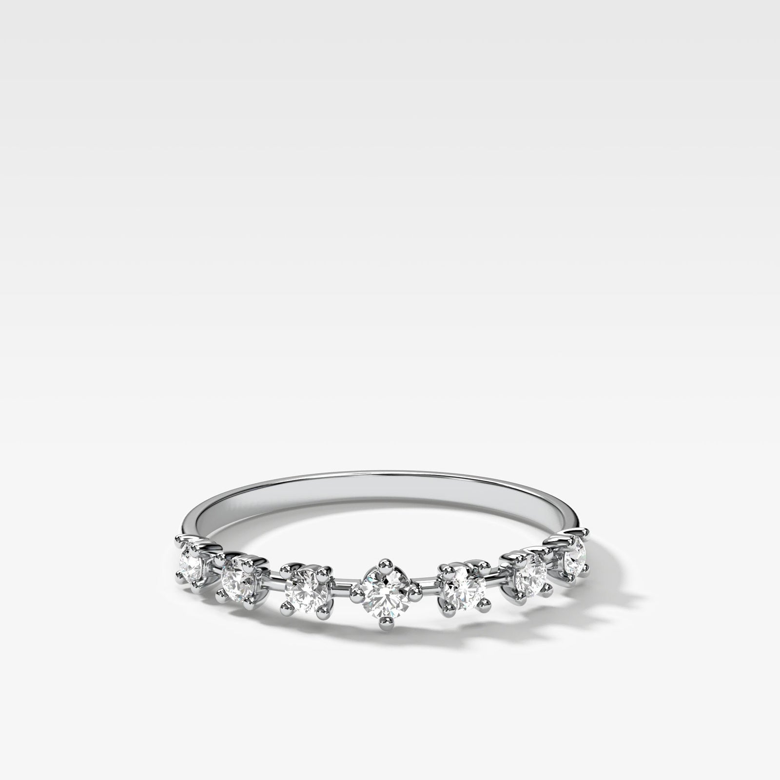 Starburst Diamond Stacker by Good Stone in Yellow Gold