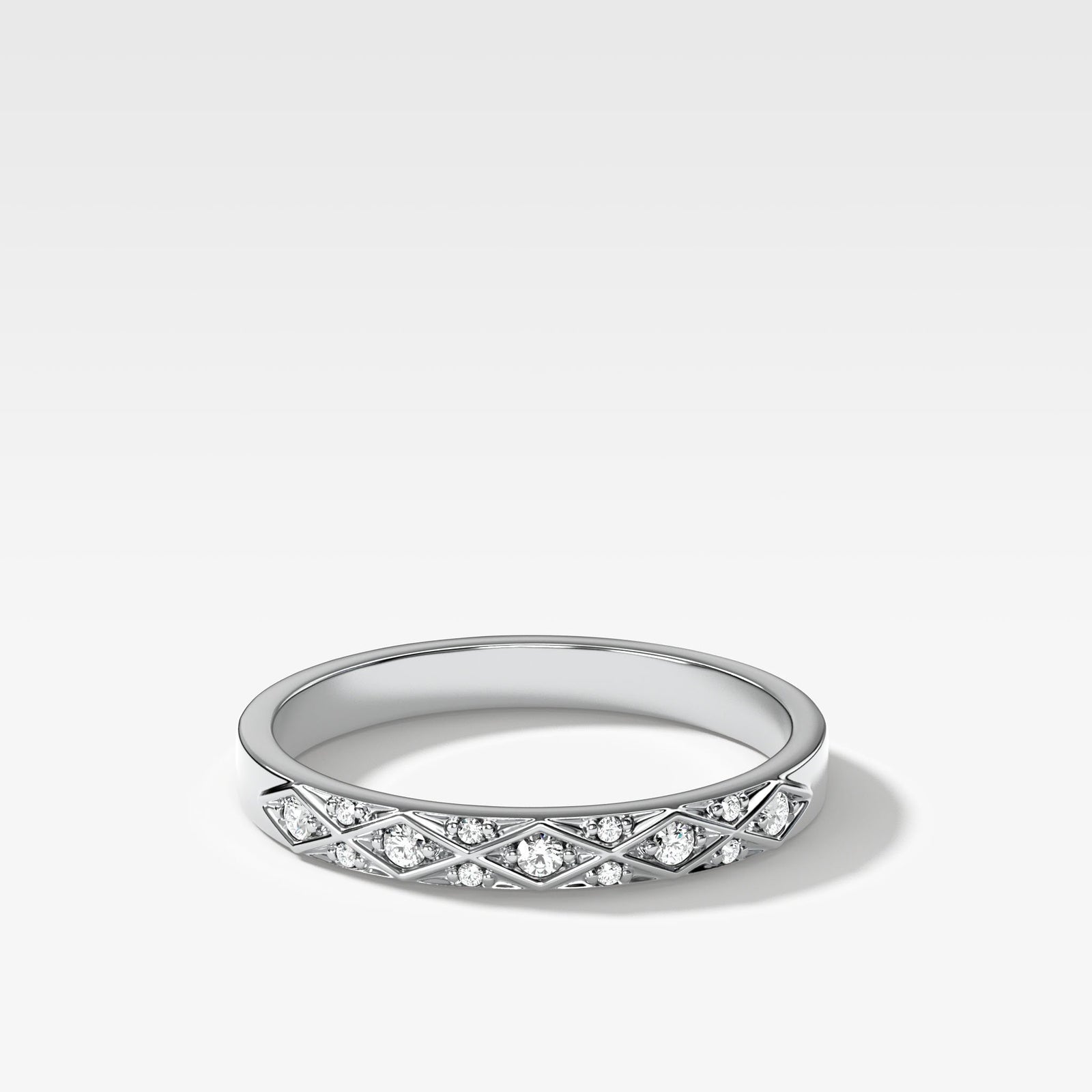 Diana Diamond Band by Good Stone in Yellow Gold