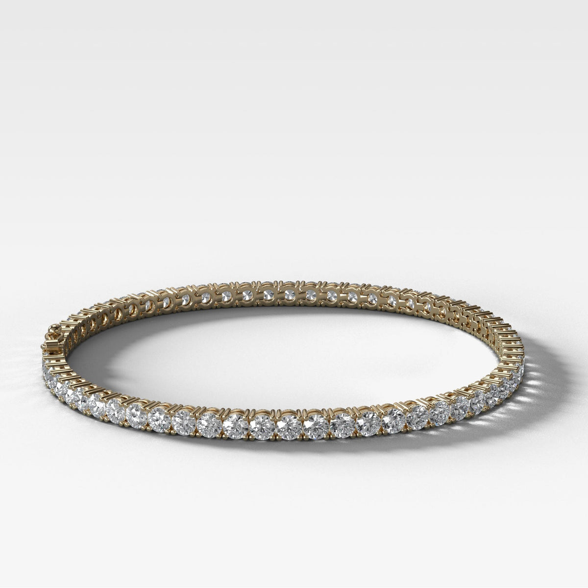 YELLOW GOLD TENNIS BRACELET 001-170-01241 14KY | Van Scoy Jewelers |  Wyomissing, PA