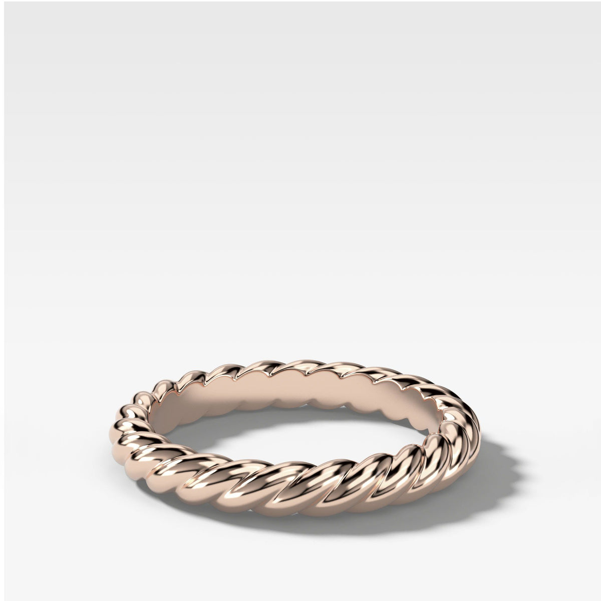 Rope Stacker (3mm) by Good Stone in Rose Gold