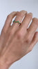 Laurel Marquise Band With Green Emeralds by Good Stone available in Gold and Platinum