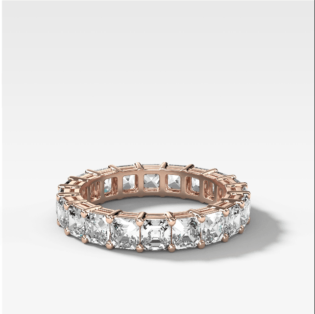 Asscher Cut Diamond Eternity Band - GOODSTONE