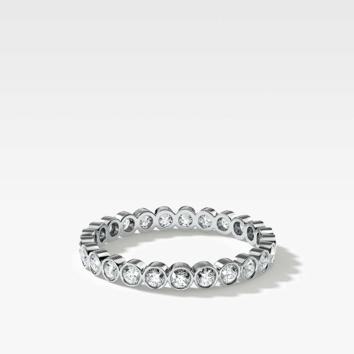 Baby Bezel Eternity Band with Rounds - GOODSTONE