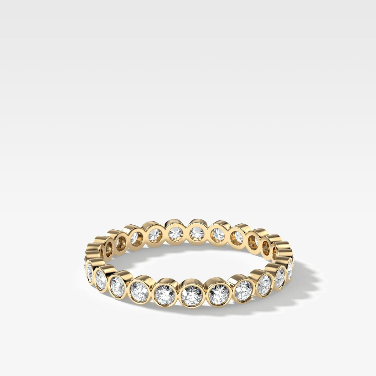 Baby Bezel Eternity Band with Rounds - GOODSTONE